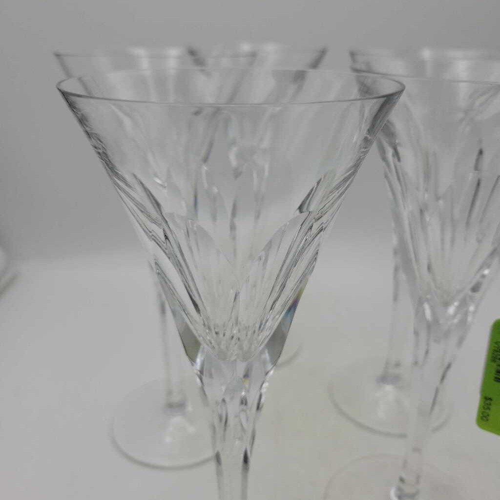 Fancy crystal glass set of 5 (DEB)