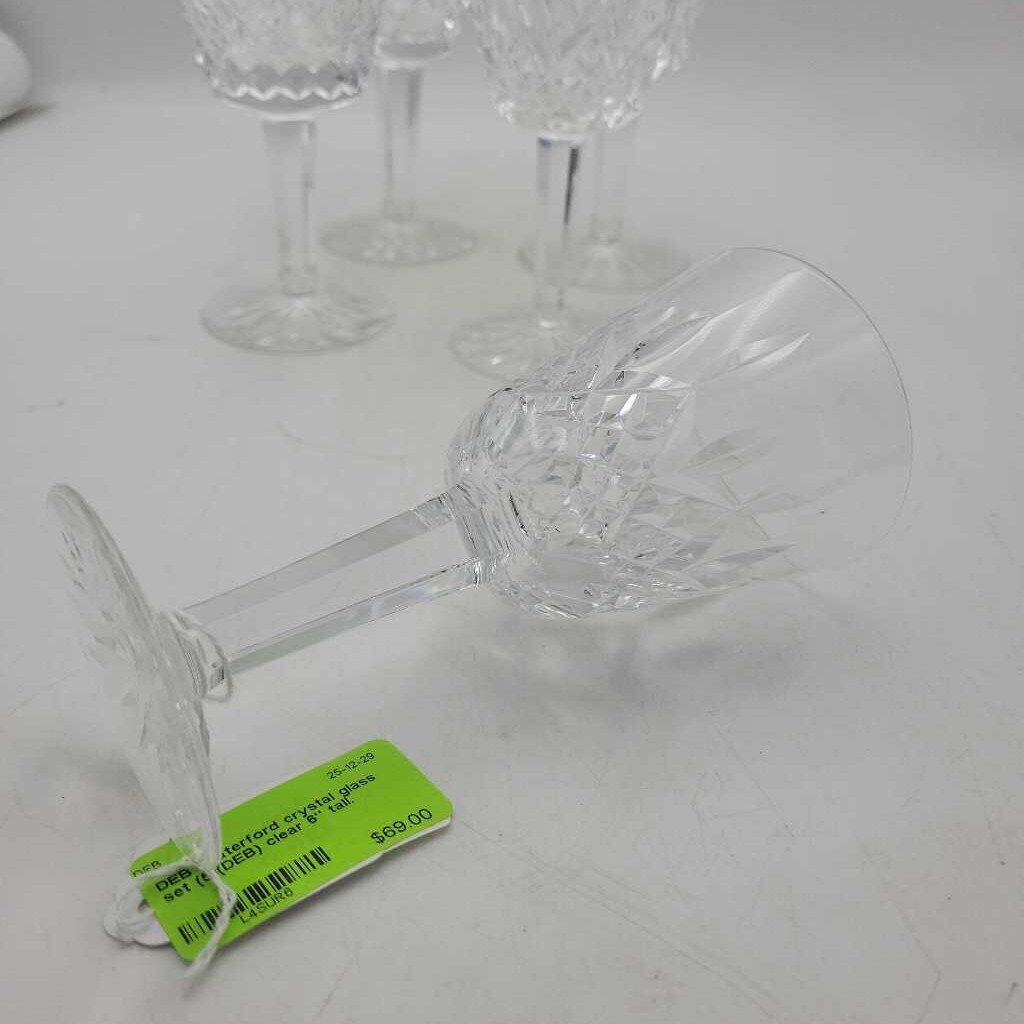 Waterford crystal glass set (5)(DEB)