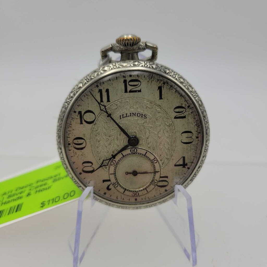 Illinois Art Deco Pocket Watch (JL)