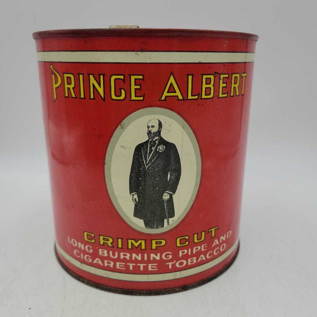 round tobacco tin Prince Albert round Tobacco tin(JAS)