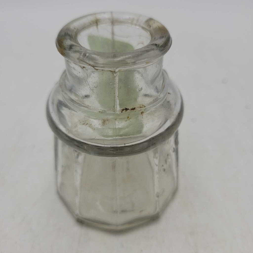 Ink well Glass insert bottle Underwood's (JAS)