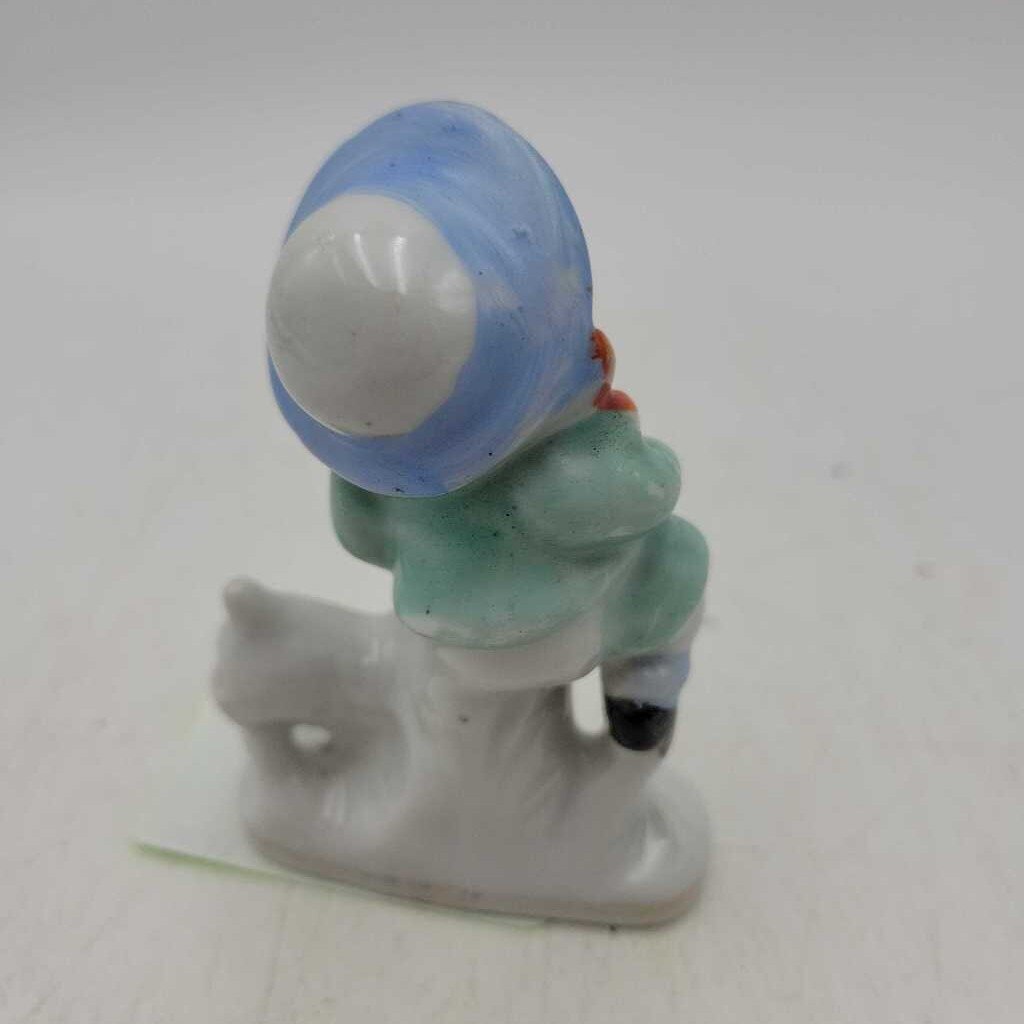 Occupied Japan Boy with dog OJ figure (JAS)
