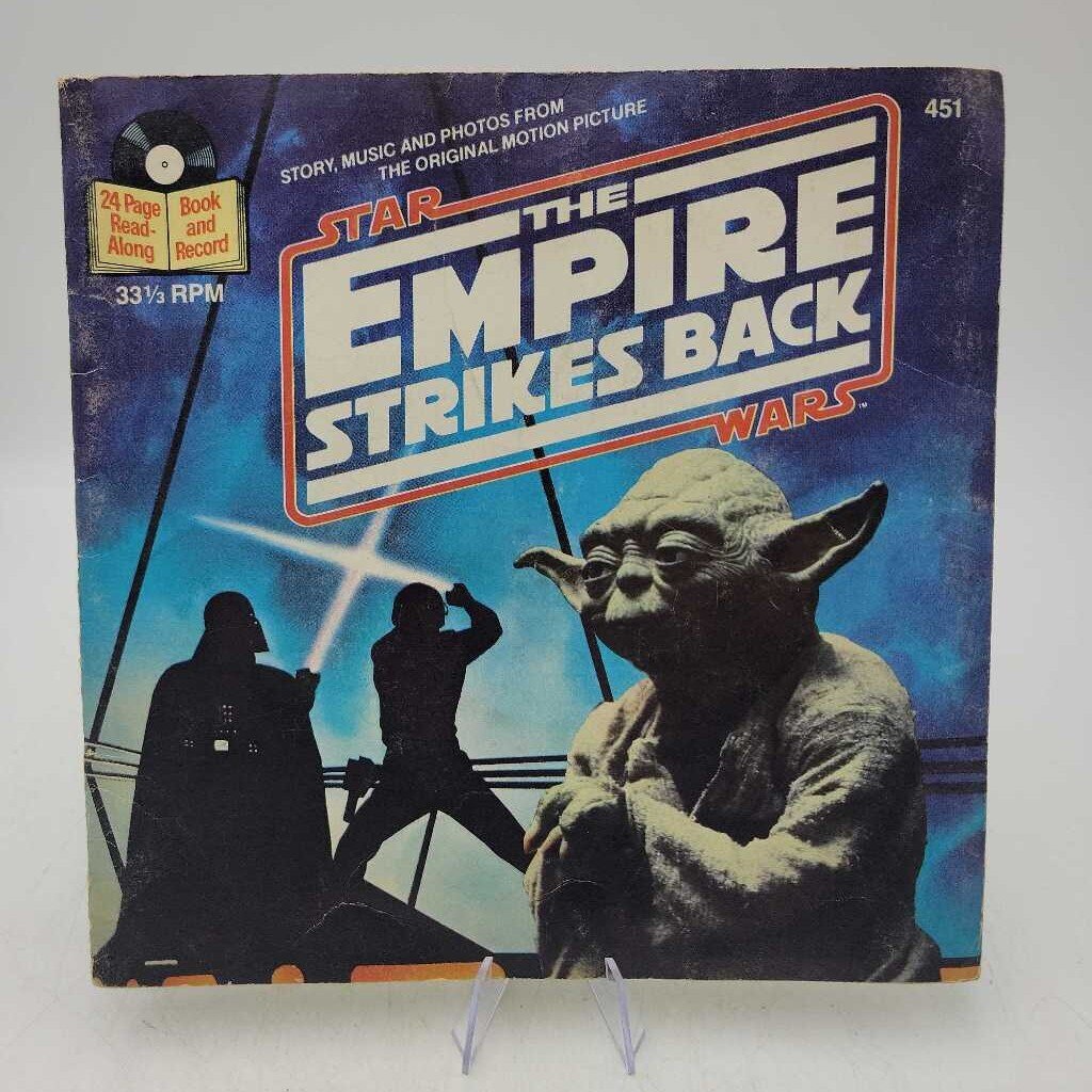 Star Wars Empire Strikes Back 45 with story book (JAS)