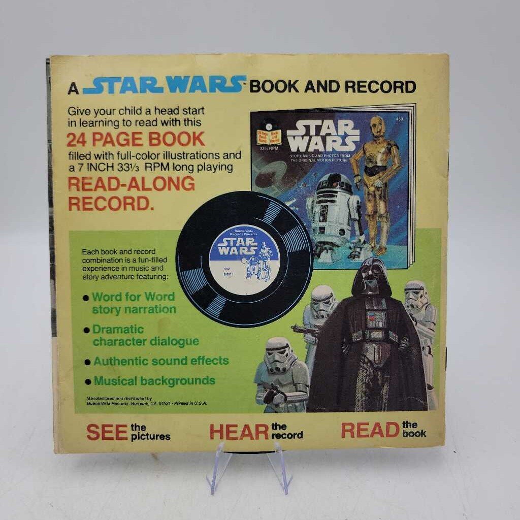 Star Wars Empire Strikes Back 45 with story book (JAS)