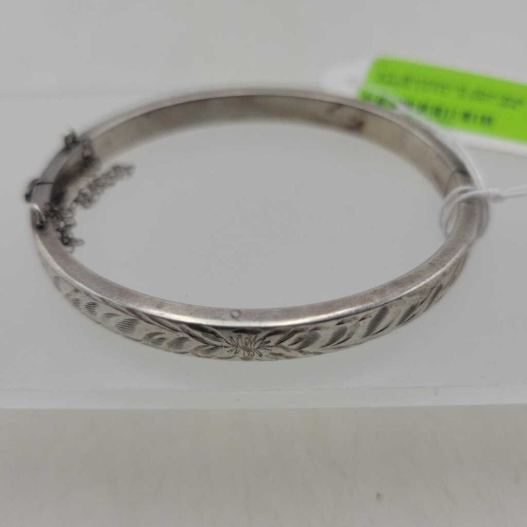 Burkhardt Sterling Bangle- 13822 (VT)