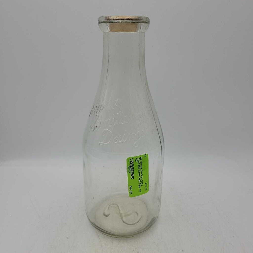 Simcoe Sanitary Dairy Quart Milk Bottle (BS)
