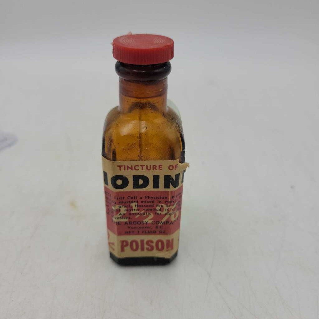 Poison Bottle Iodine Skull and bones (JAS)