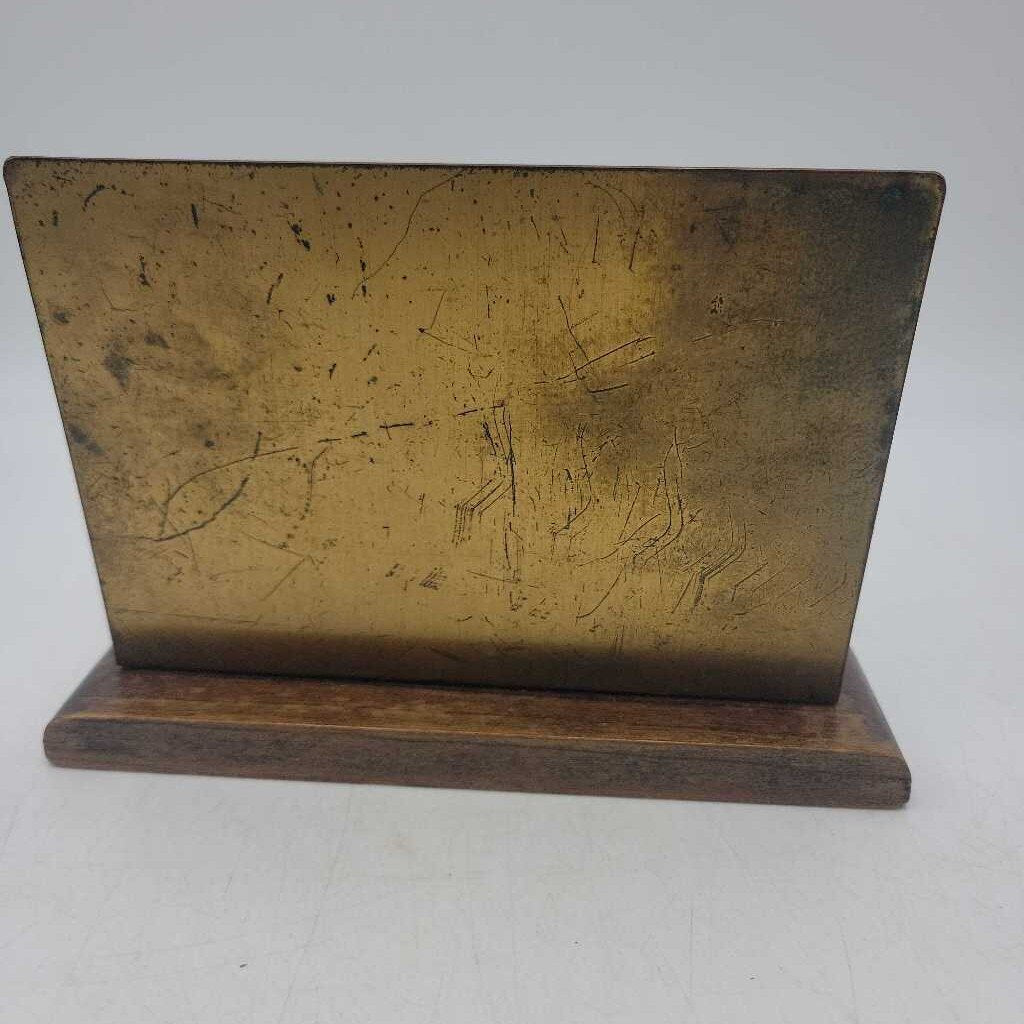 Brass Dominion Dental Letter Holder (JH49)