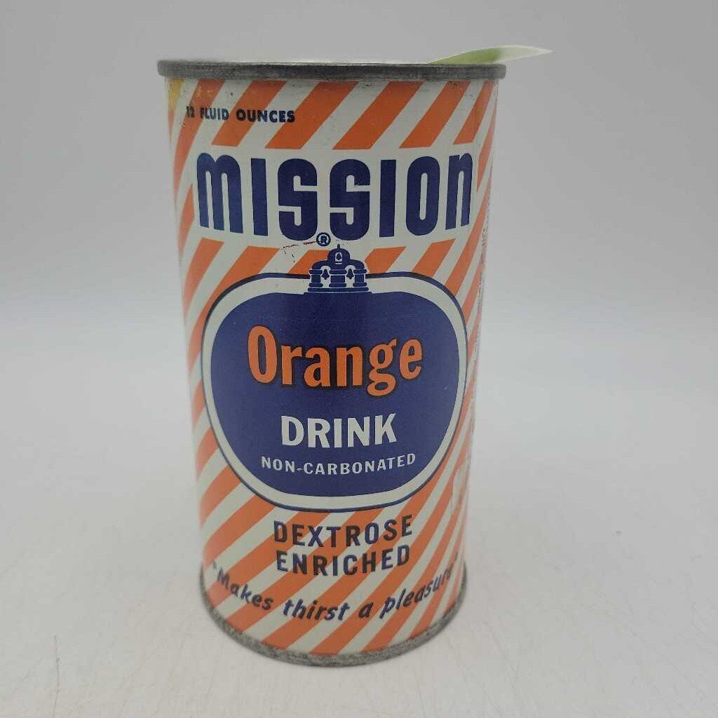 Misson Orange Drink Tin Can coin Bank (JFH)