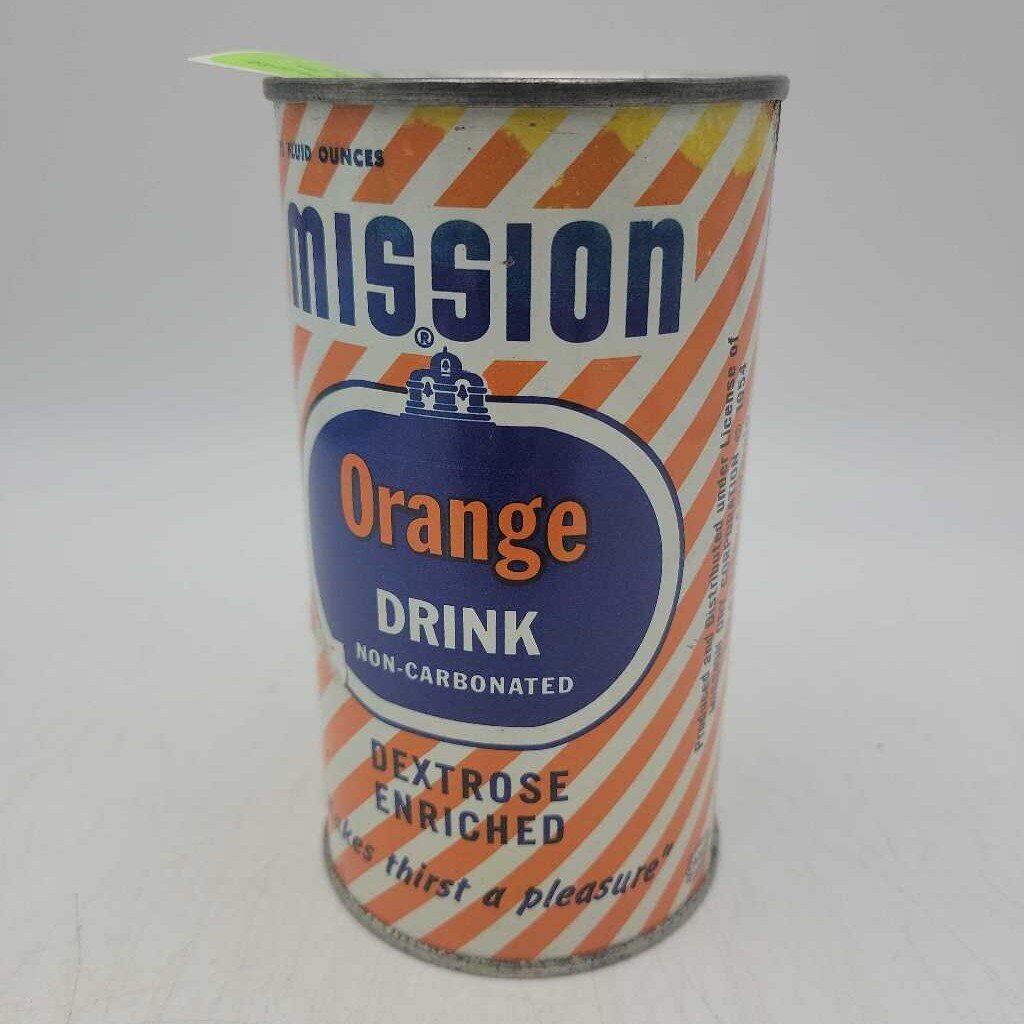 Misson Orange Drink Tin Can coin Bank (JFH)