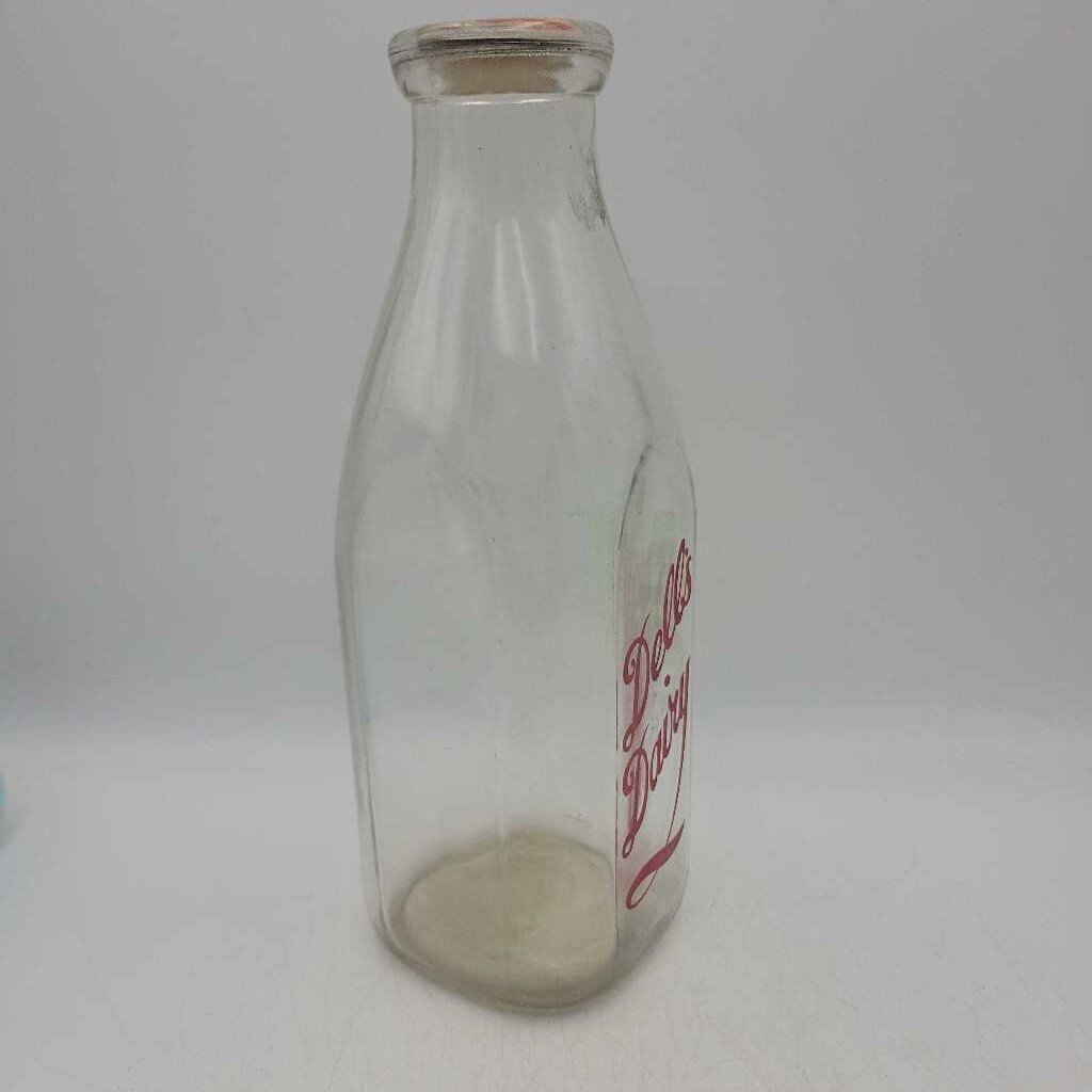 Dell's Dairy quart Milk bottle ACL Niagara Falls (YVO) 602