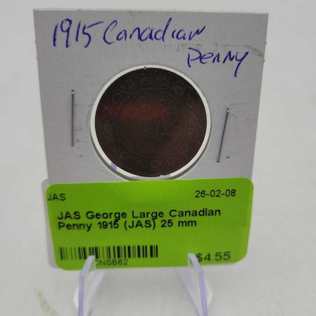 George Large Canadian Penny 1915 (JAS)