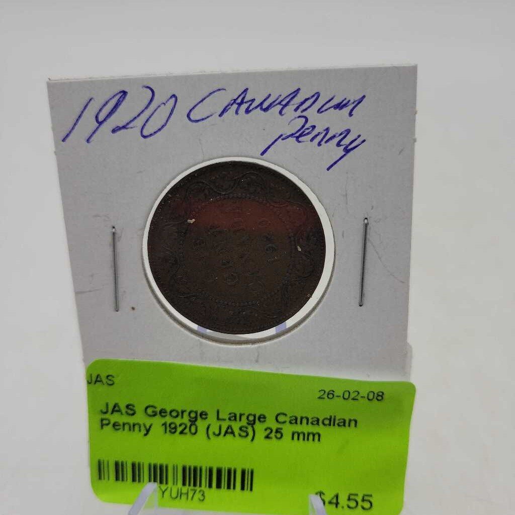 George Large Canadian Penny 1920 (JAS)