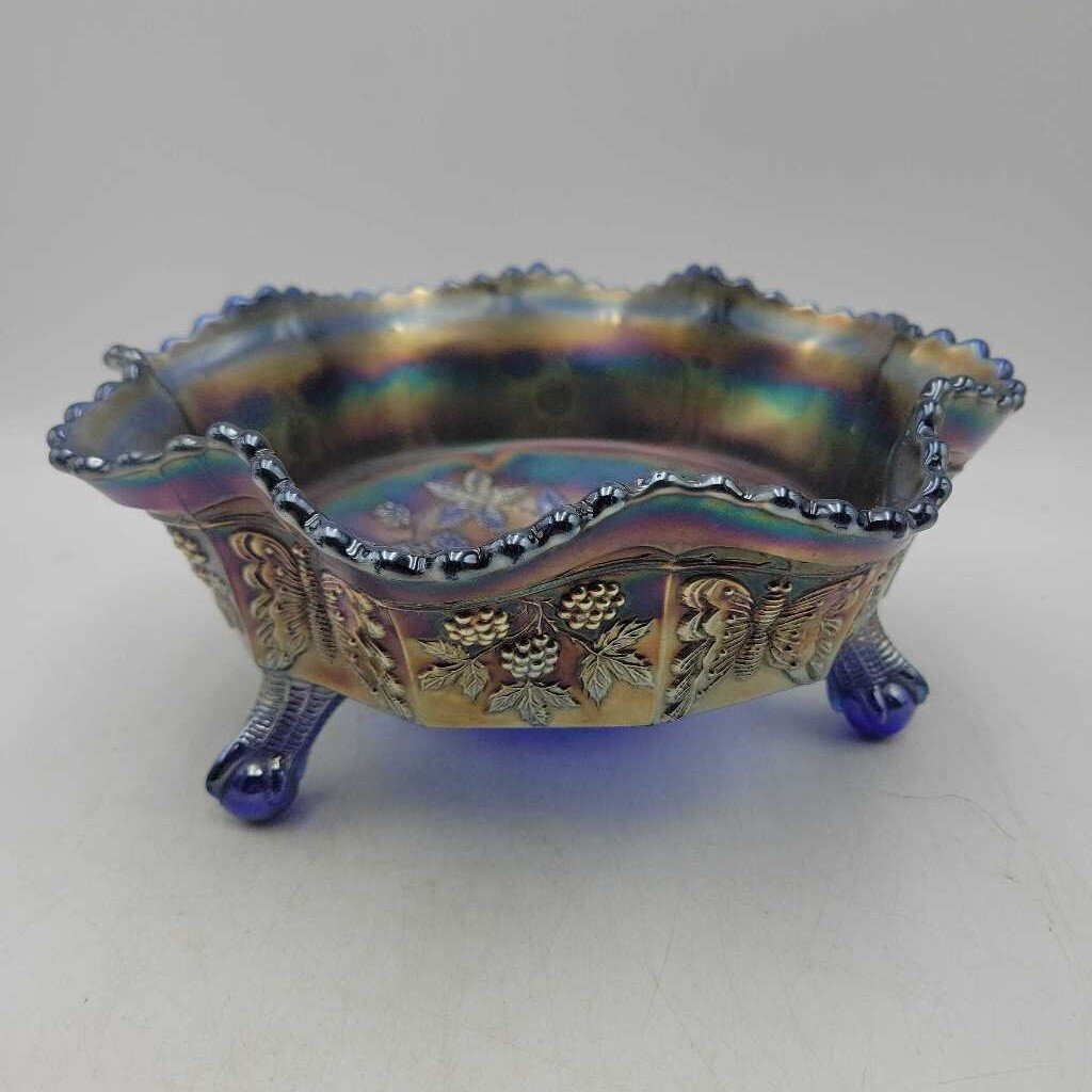 Northwood Carnival Fruit Bowl "Butterfly" Fenton (DR)