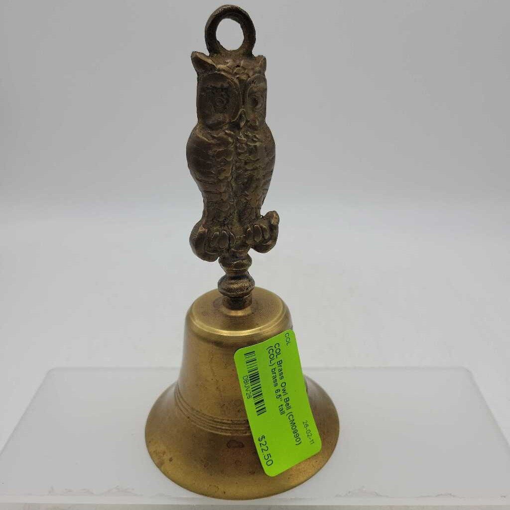 Brass Owl Bell (CM0990) (COL)