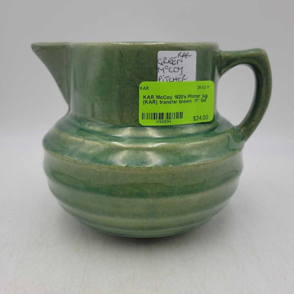 McCoy 1920's Pitcher jug (KAR)