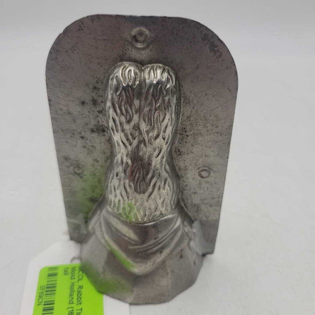 Rabbit Tin Chocolate Mold Holland (1629) (MCOL)