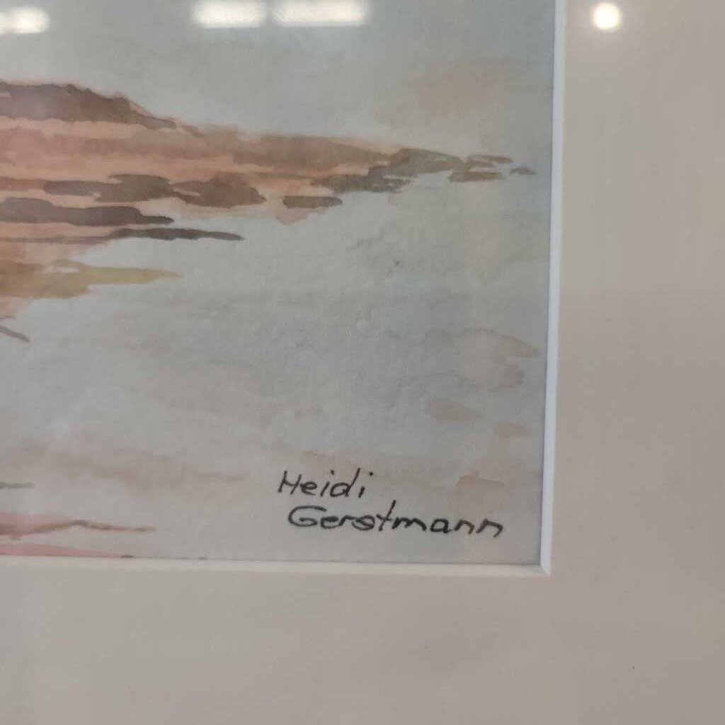 Watercolor Cliff Ocean side (DEB)