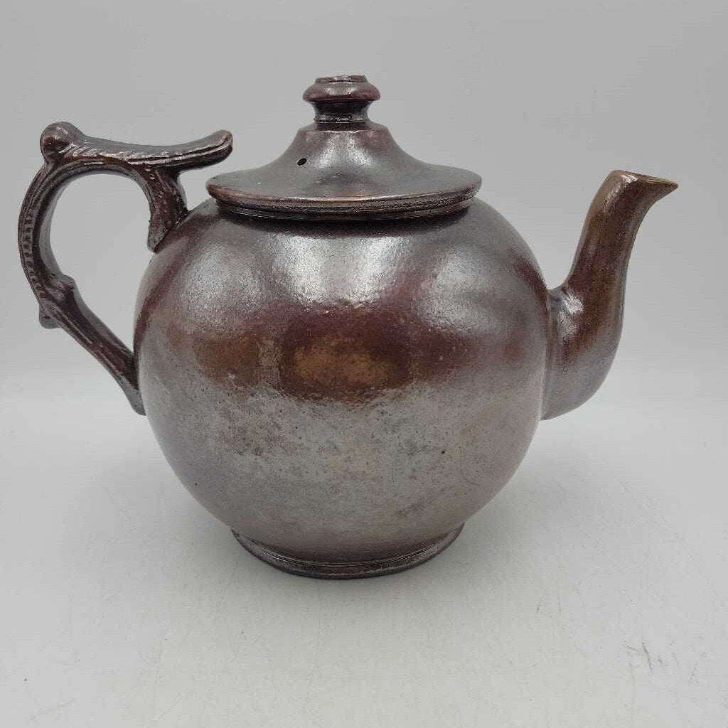 Stoneware Kettle Tea Pot From England (YVO) (602)