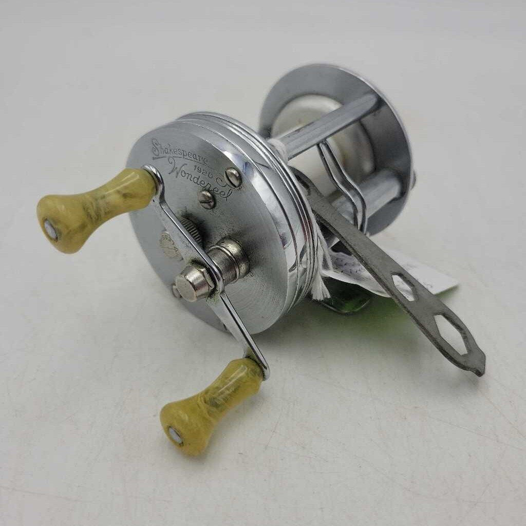 Vintage Shakespeare Wondereel fishing reel Box and Tool and brocures