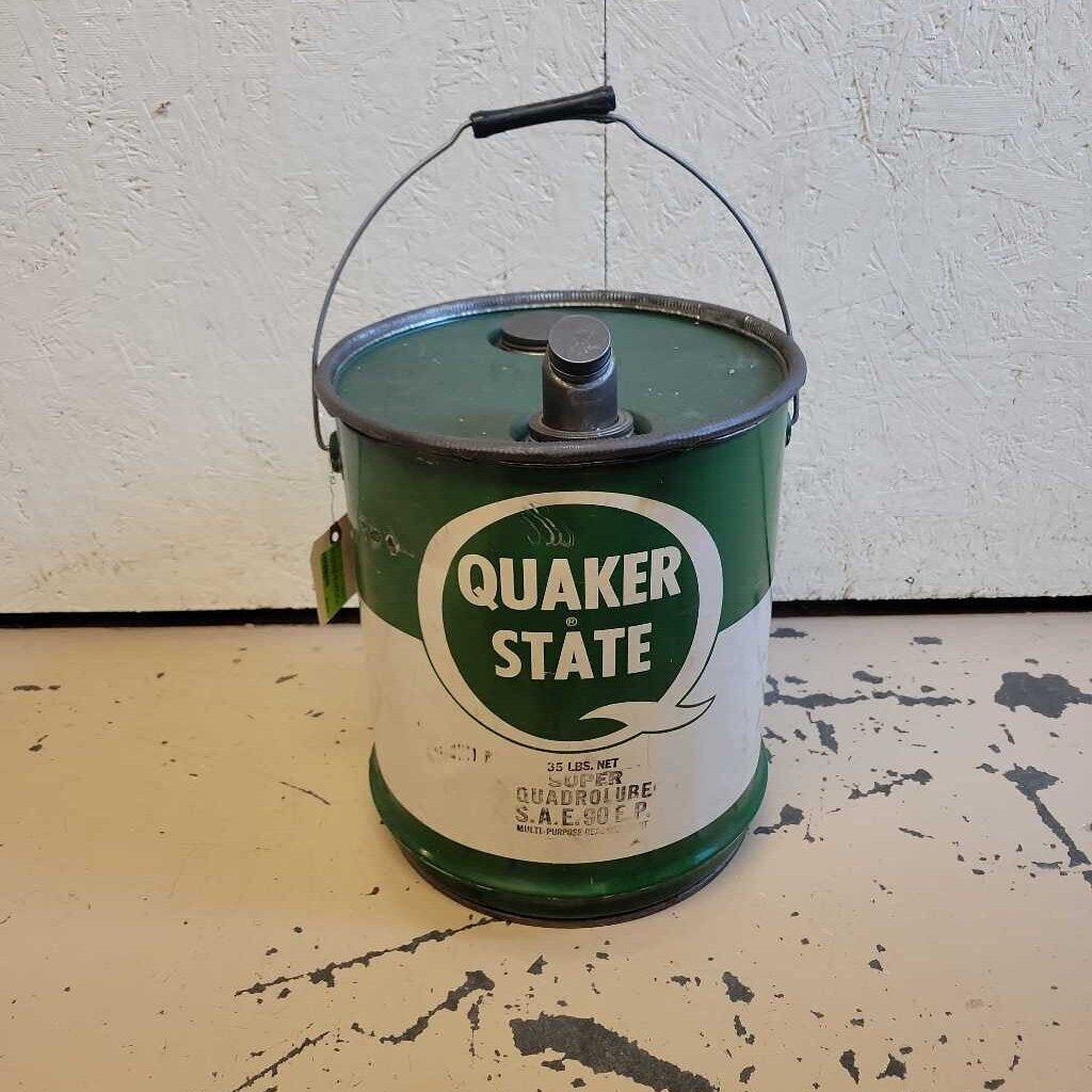 Quaker State motor oil Tin Can (JAS)
