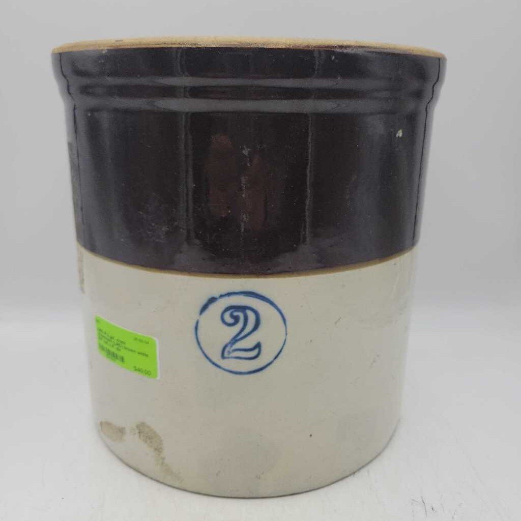 # 2 gal crock stoneware (LIND)
