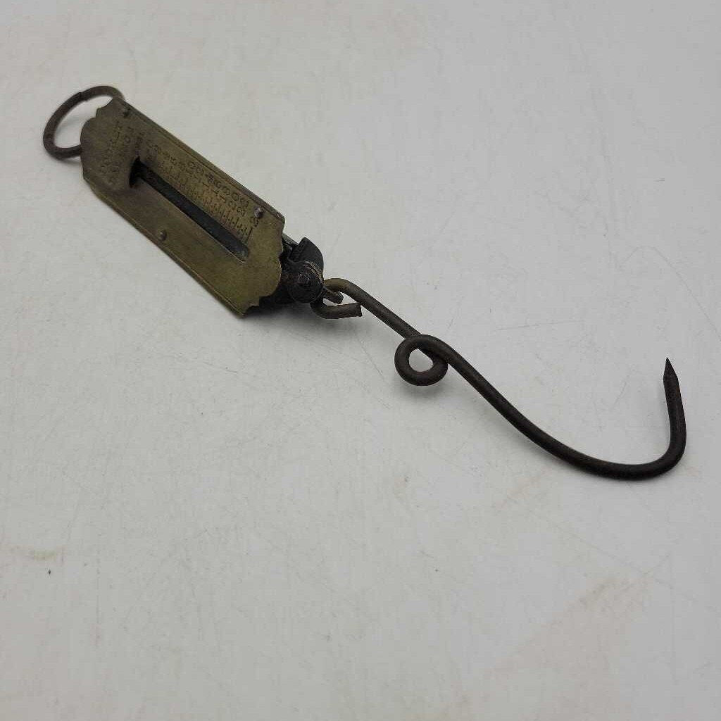 Pocket Spring Balance Scale Brass (JAS)