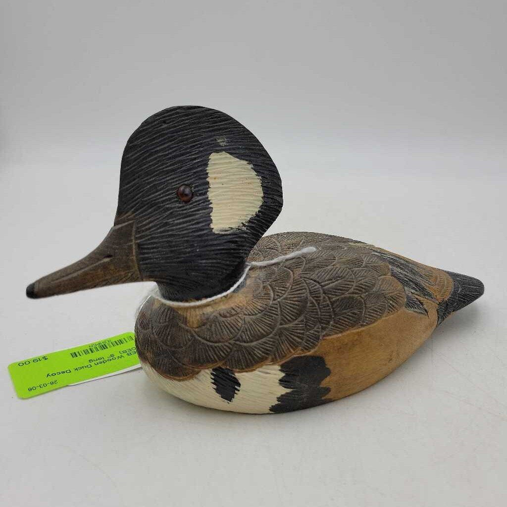Wooden Duck Decoy (DEB)