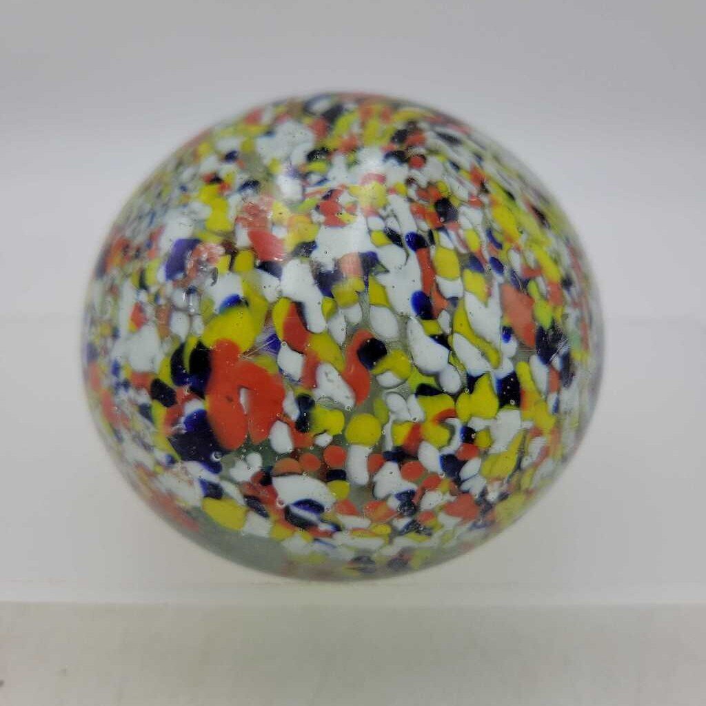 Vintage Glass paperweight SR