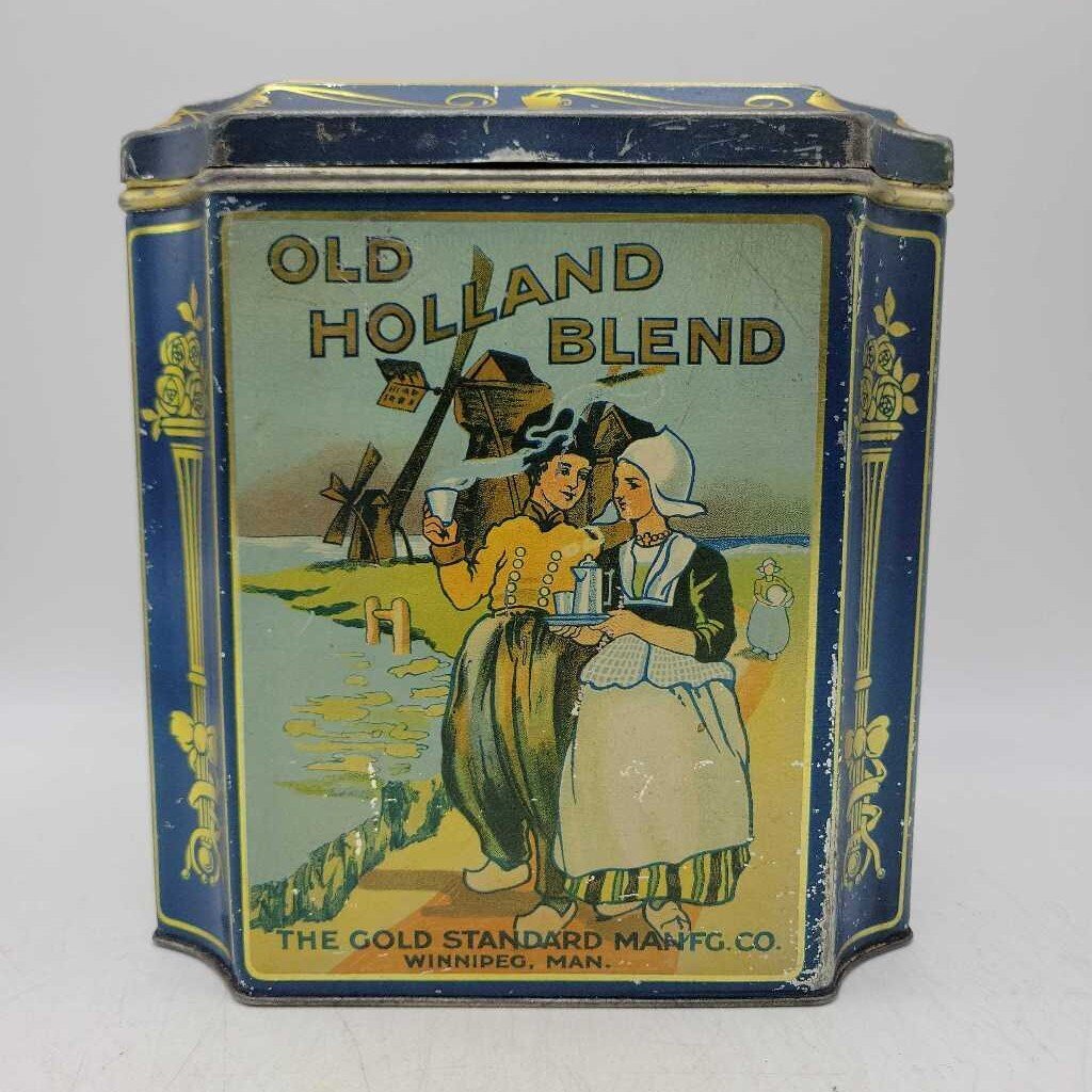 Old Holland Blend Coffee Tin Winnipeg Canada(JEF)