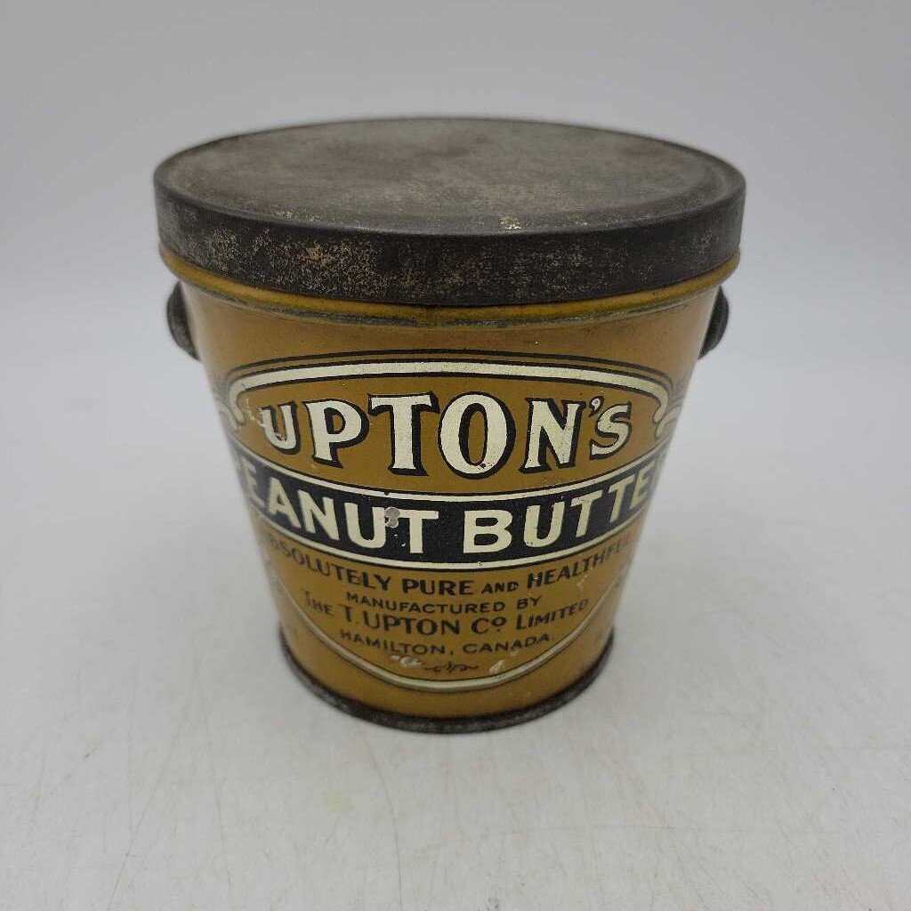 Upton's Peanut Butter Tin Pail Hamilton Ontario(JEF)