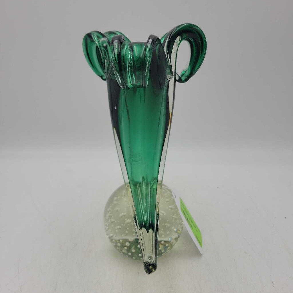 Murano Green Tulip Vase (GEC)