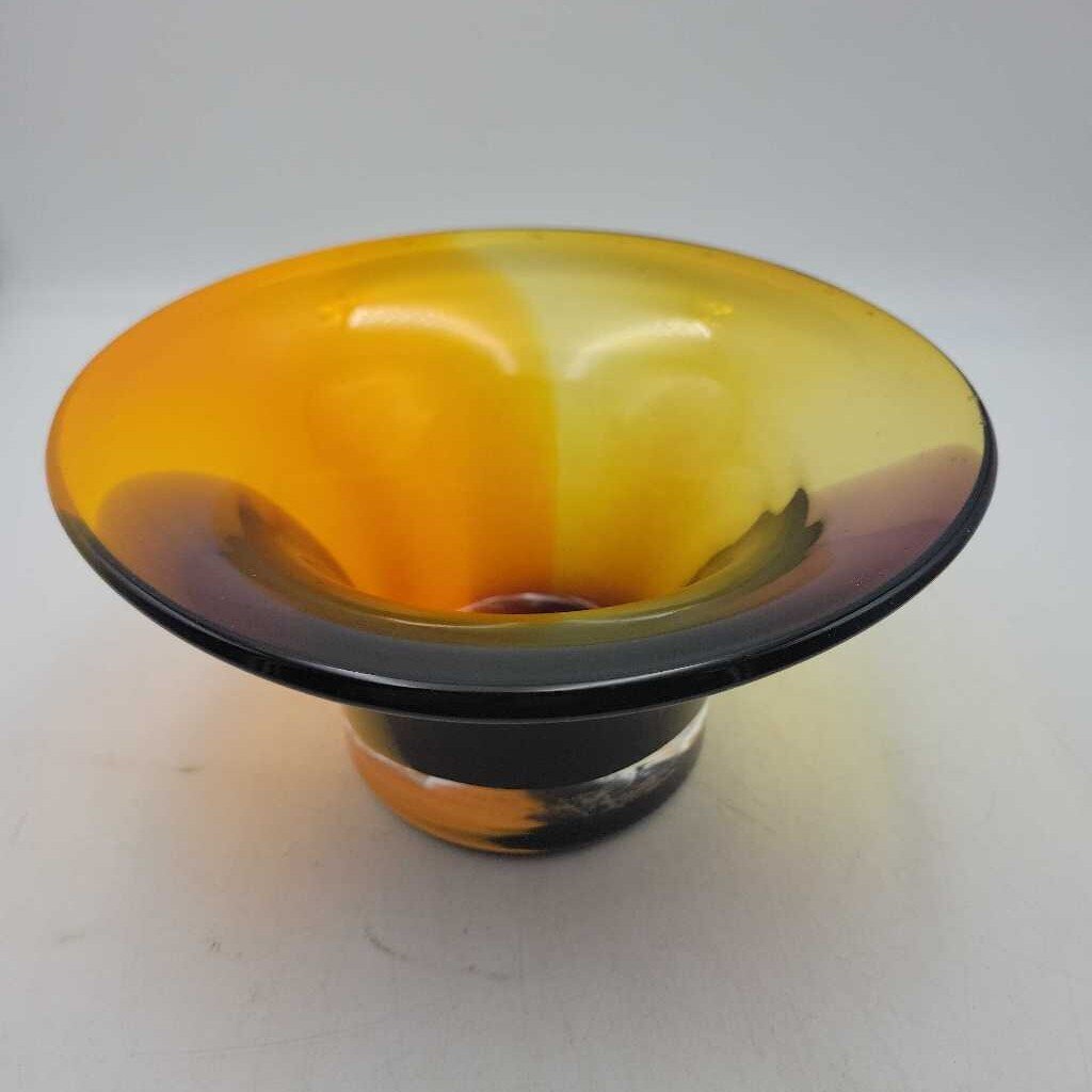 Murano Art Glass Groovy Bowl (GEC)