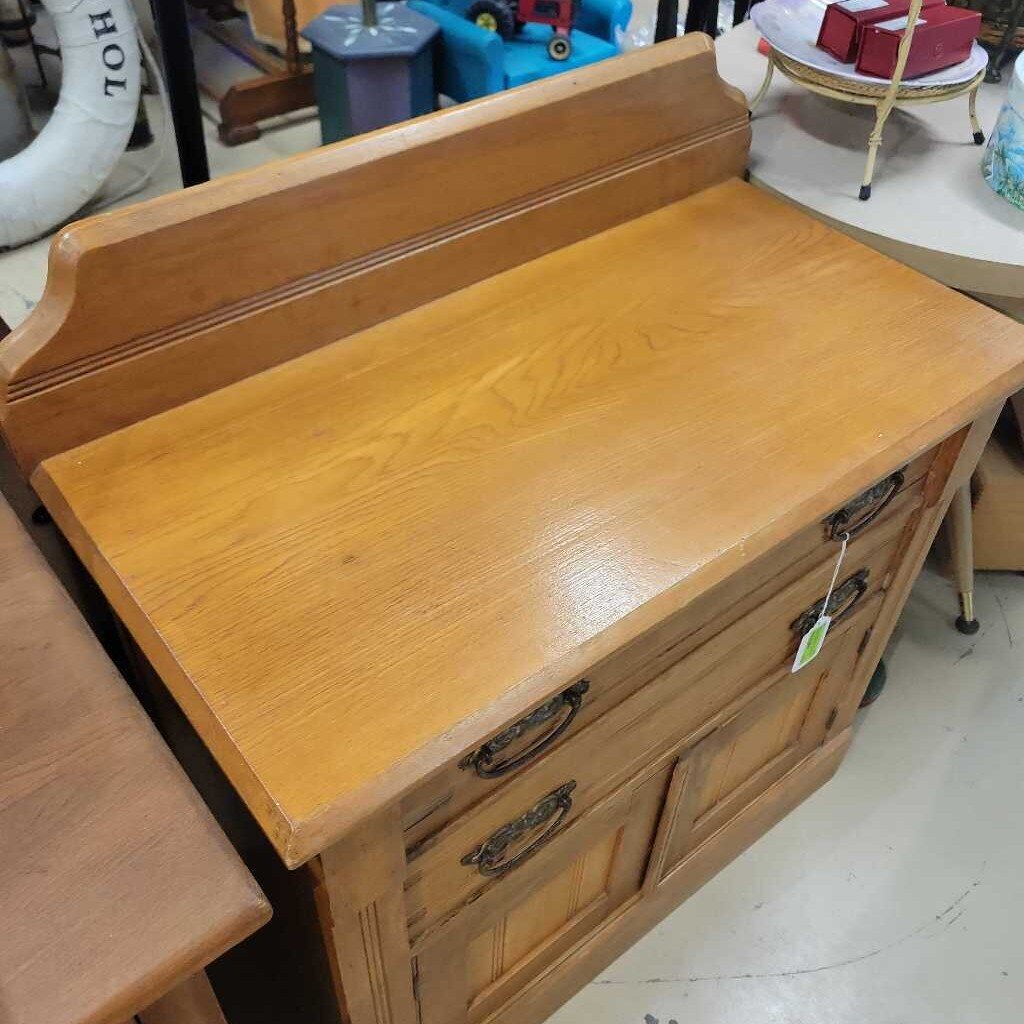 Two Drawer Washstand Cabinet (GEC)