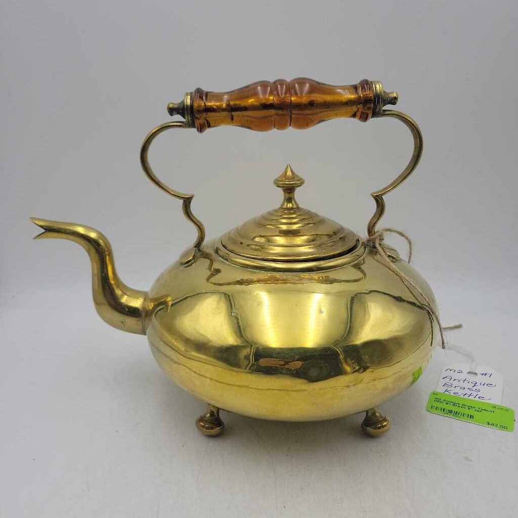 Antique Brass Teapot (M2) #1