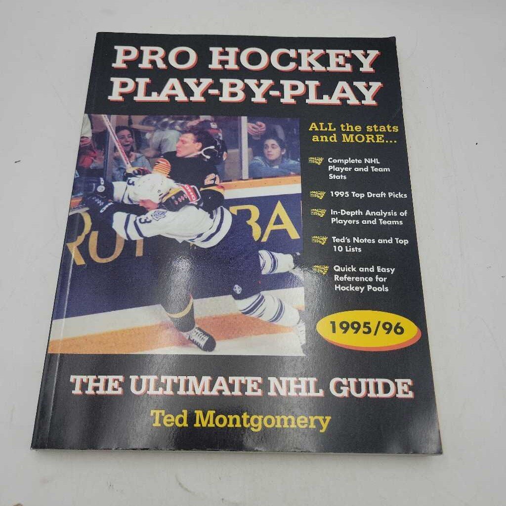 1995 96 Pro Hockey Play by play NHL Guide (JAS)