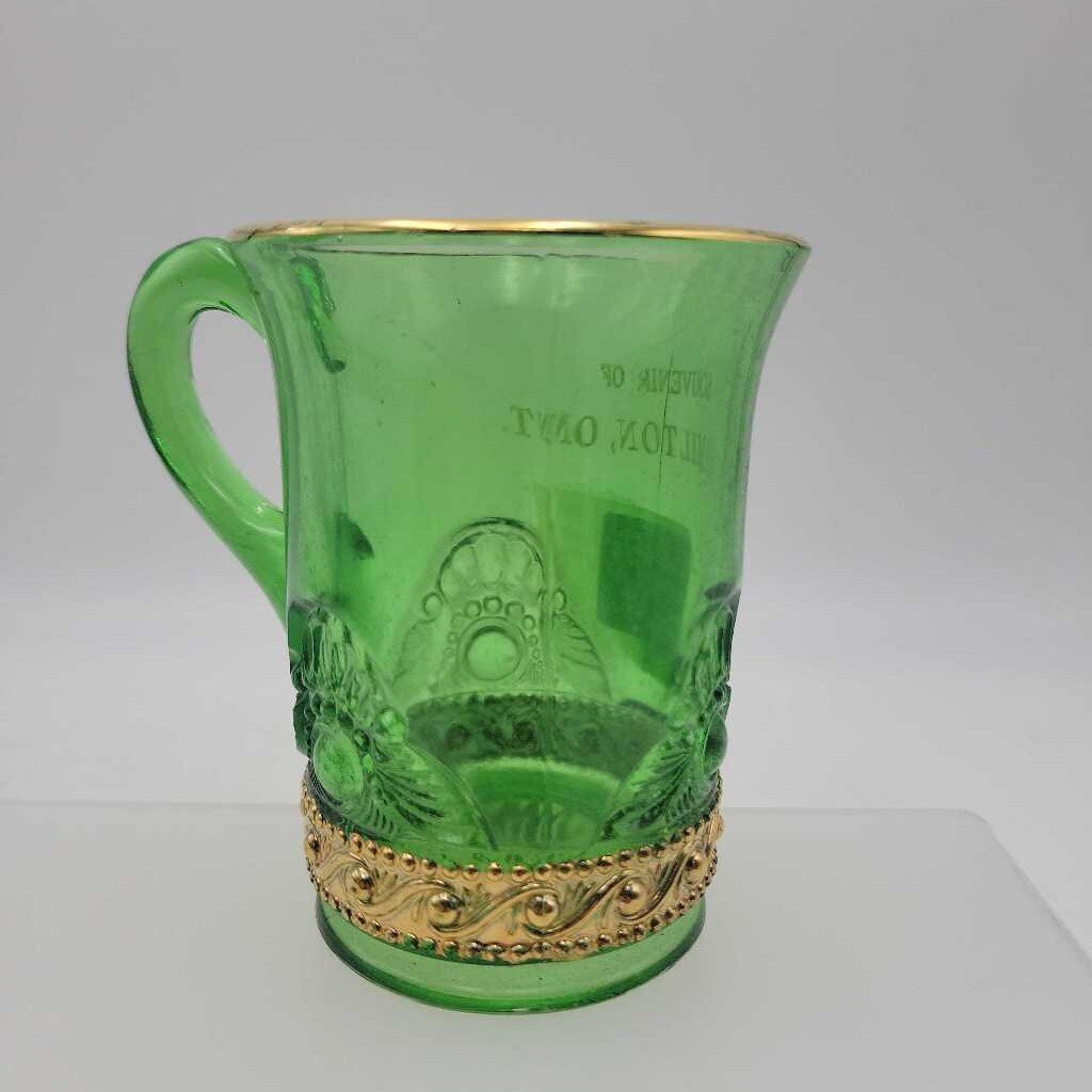 Vintage Hamilton Souvenir Glass Mug (DS) 3560