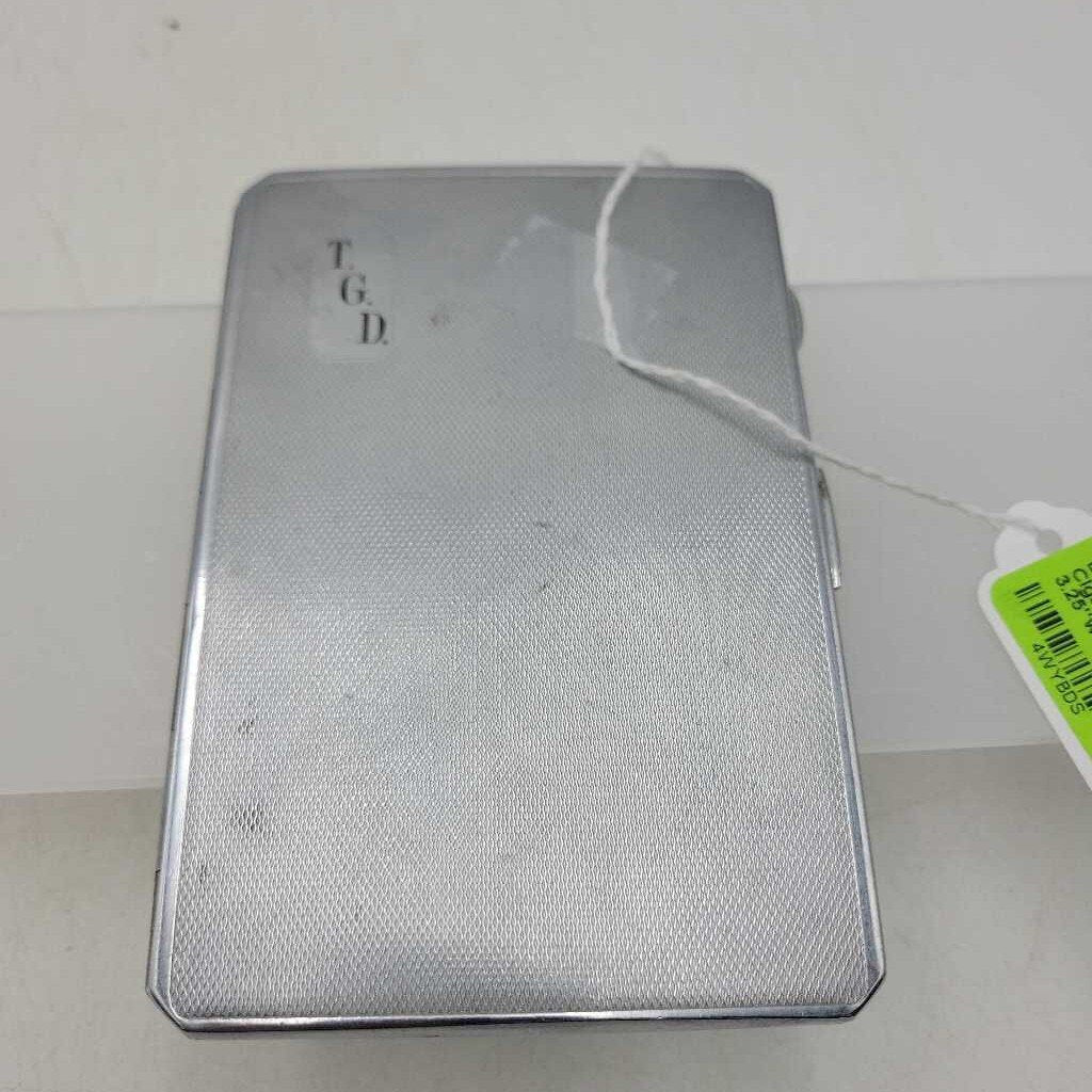 Vintage Chrome Cigarette case (DEB)