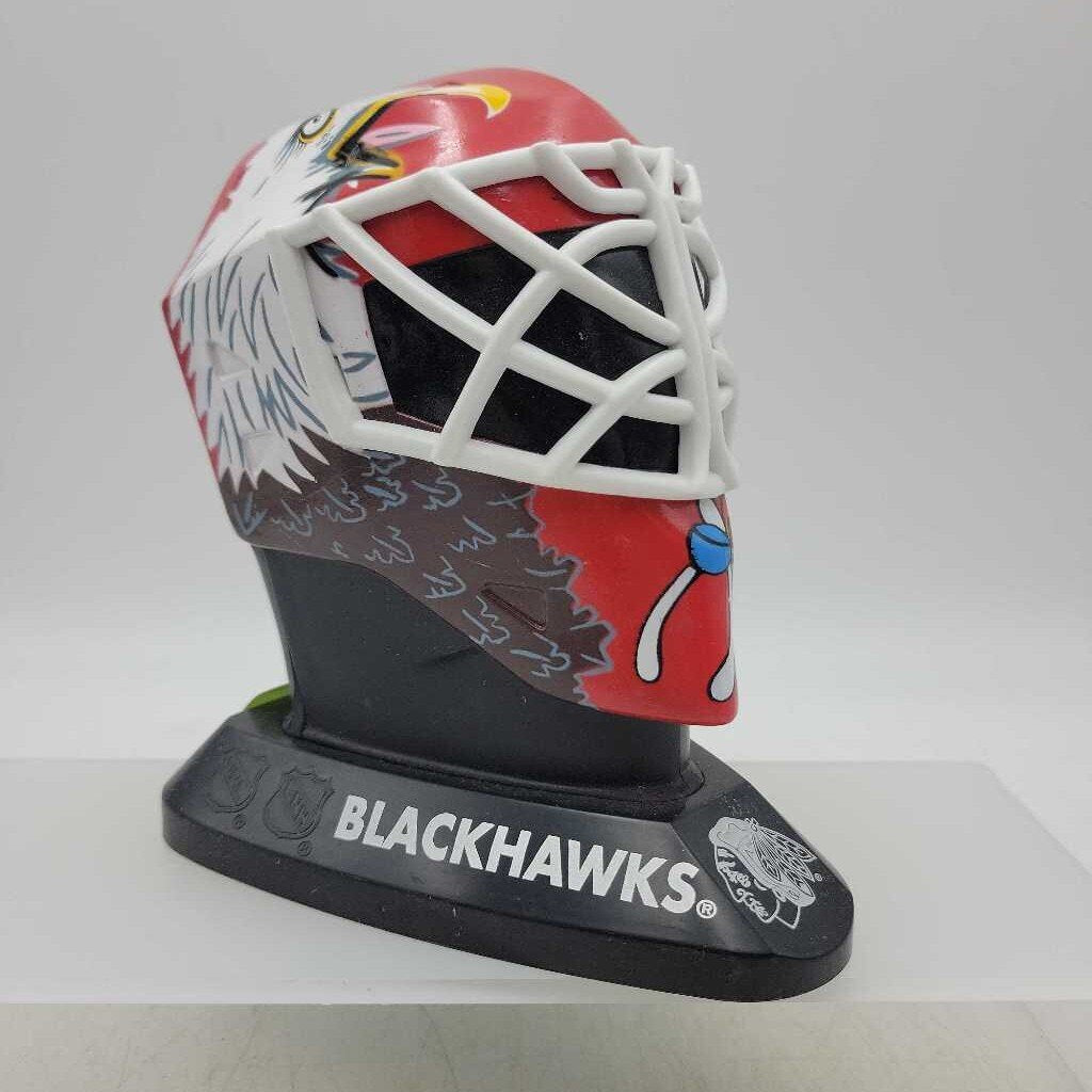 McDonald's Miniature Goalie Helmets Blackhawks (JAS)