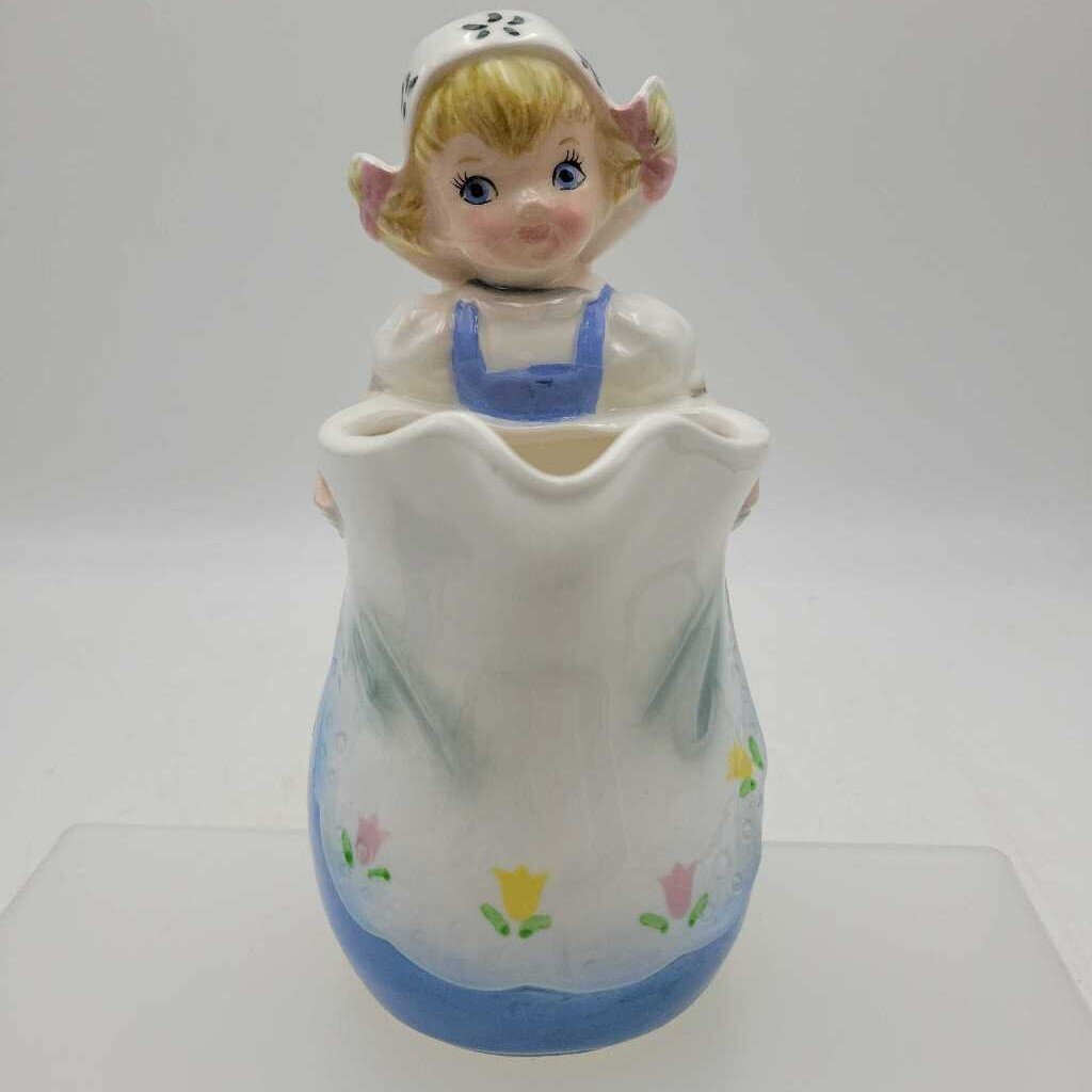 Girl Figural creamer pitcher (DEB)