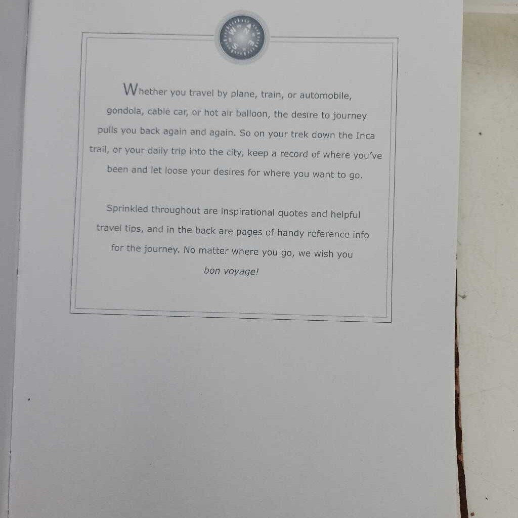 Unused Bon Voyage Journal (JAS)