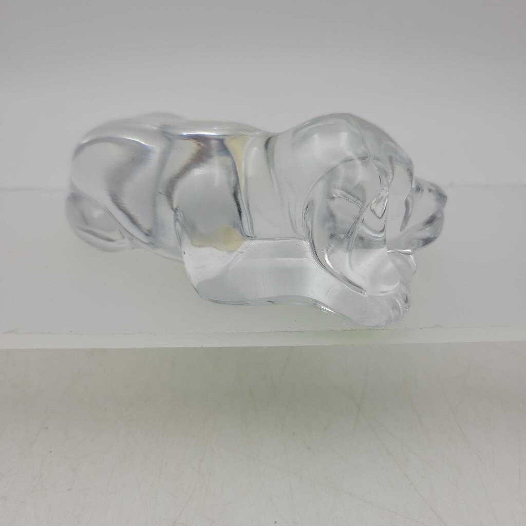 Lead Crystal Dog (GEC)