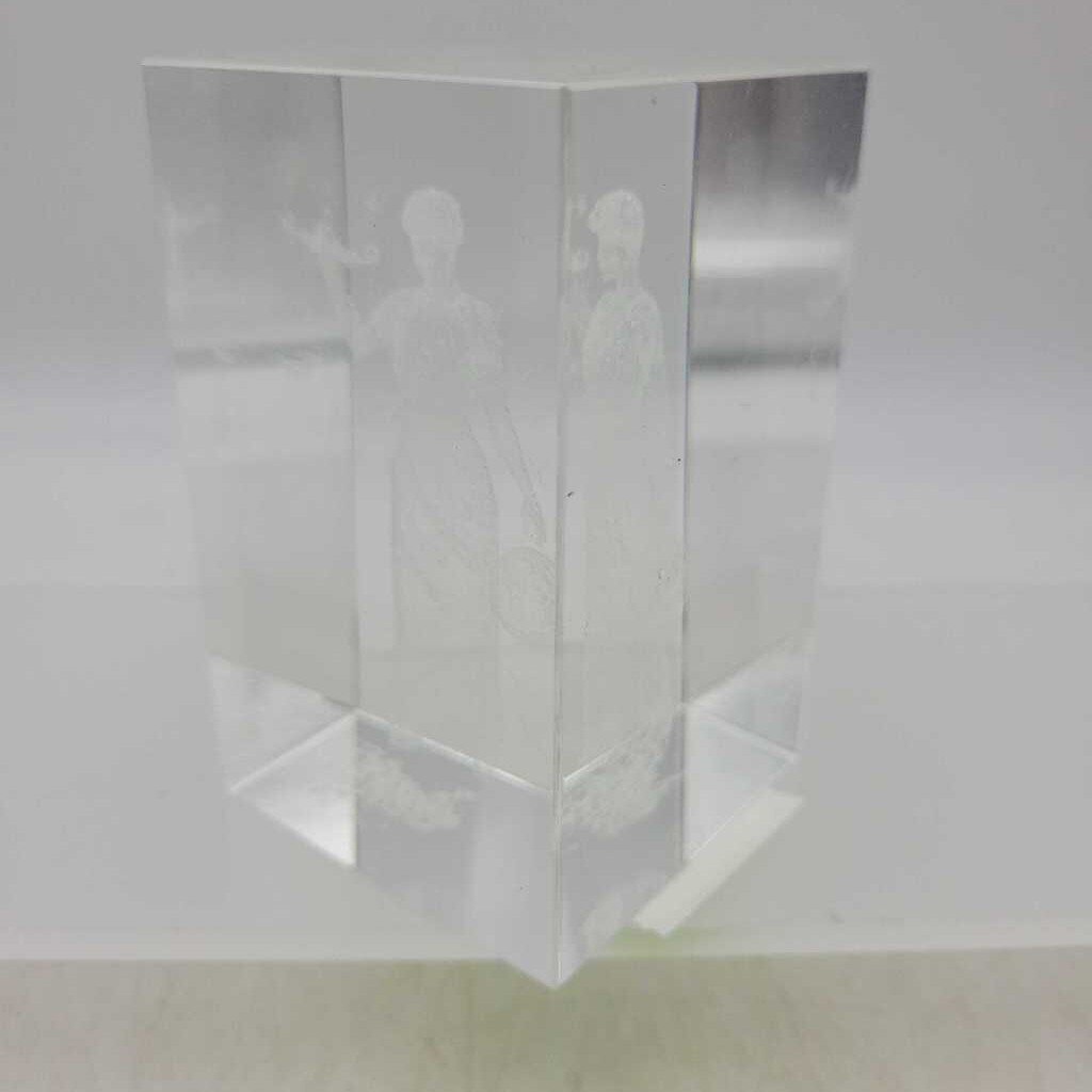 Glass Justice Paperweight (JAS)