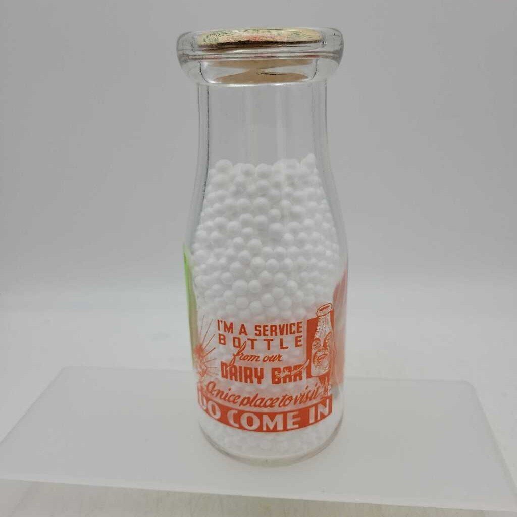Johnstone Saskatchewan Milk Bottle (JEF) Half pint