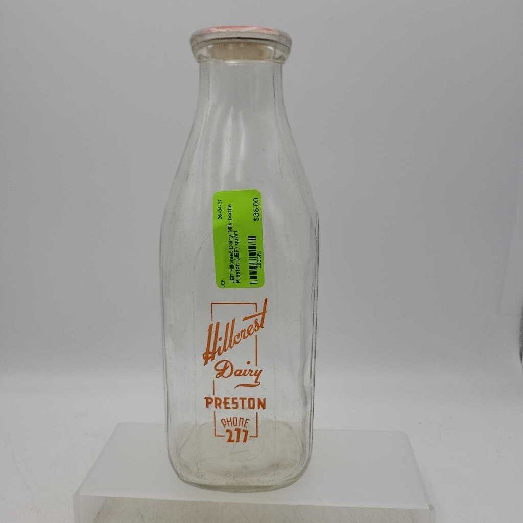 Hillcrest Dairy Milk bottle Preston (JEF)