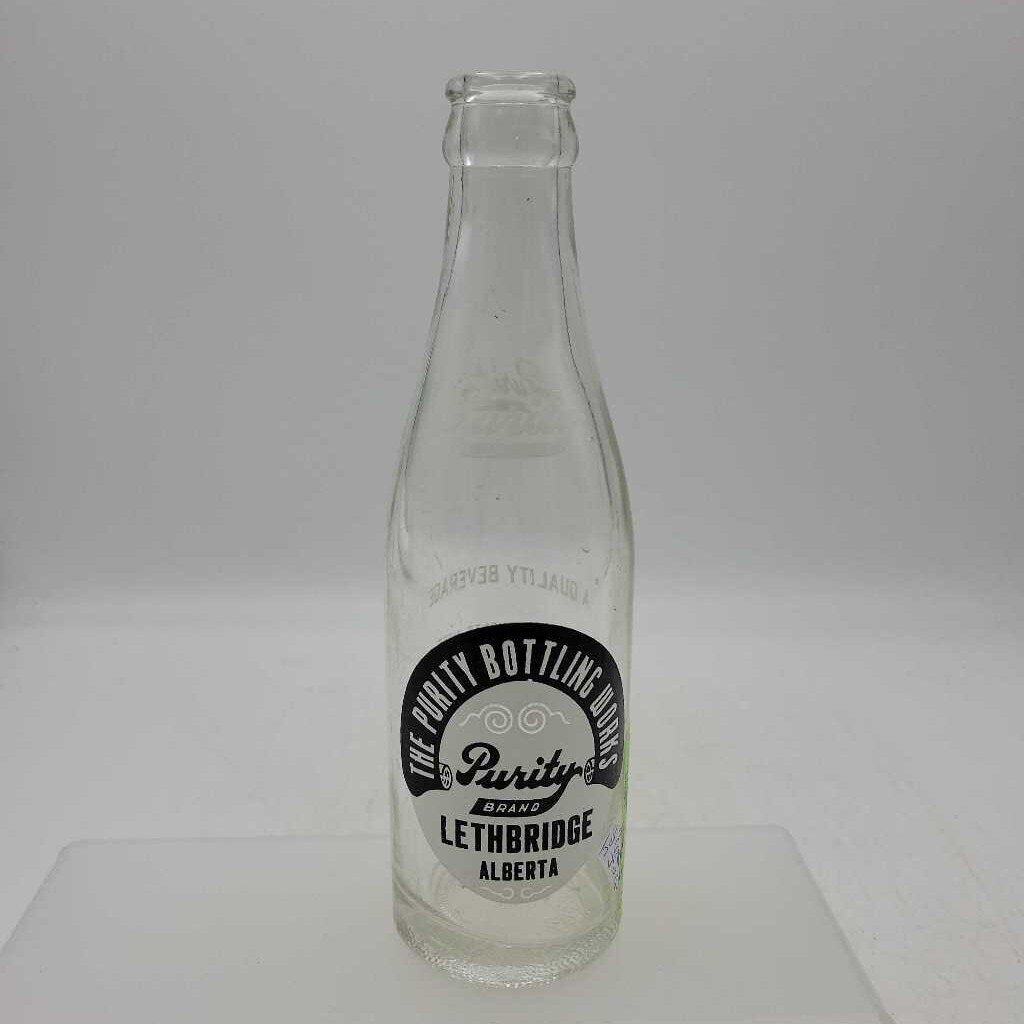 The Purity Bottling Company Lethbridge Alberta 6.5 Oz (JEF) Soda bottle