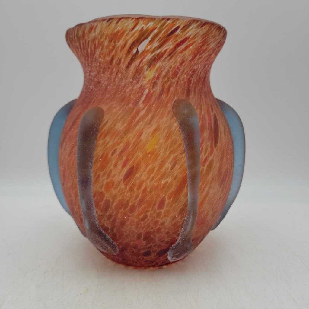 Murano type vase art glass (JAS)