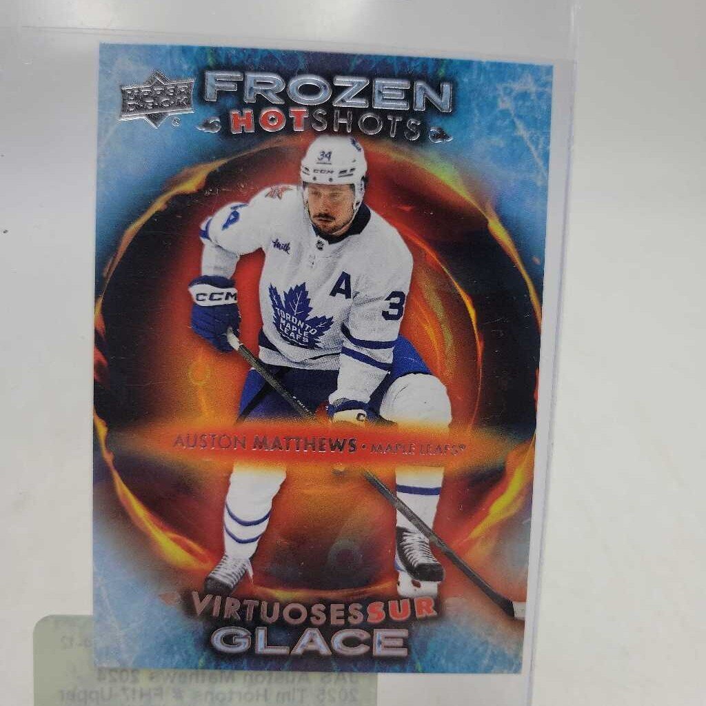 Auston Mathews 2024 2025 Tim Hortons # FH17 Upper Deck Hockey card (JAS)