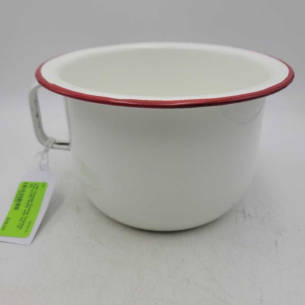Vintage Enamel Chamber Pot (LOR)