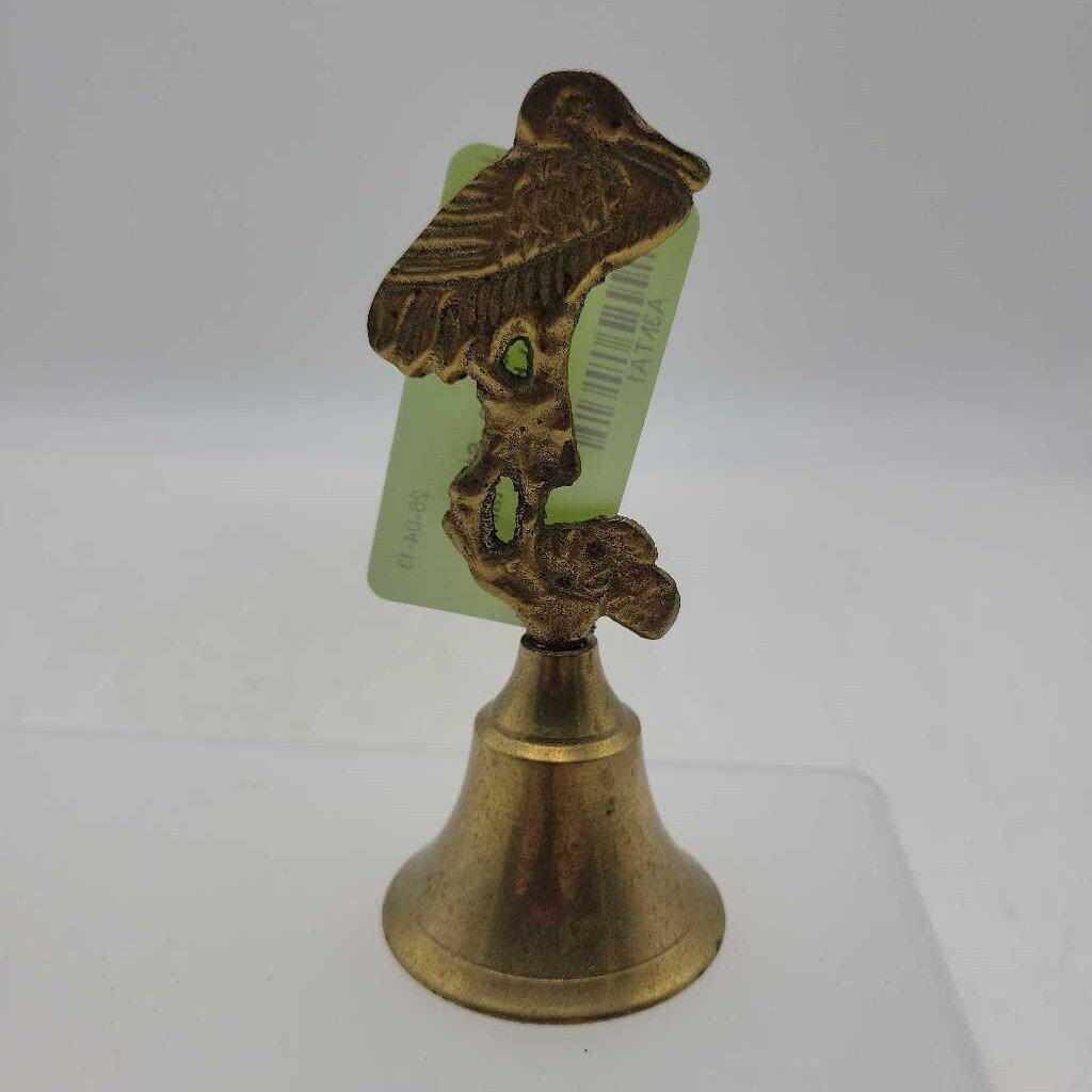 Vintage brass Stork figure (JAS)